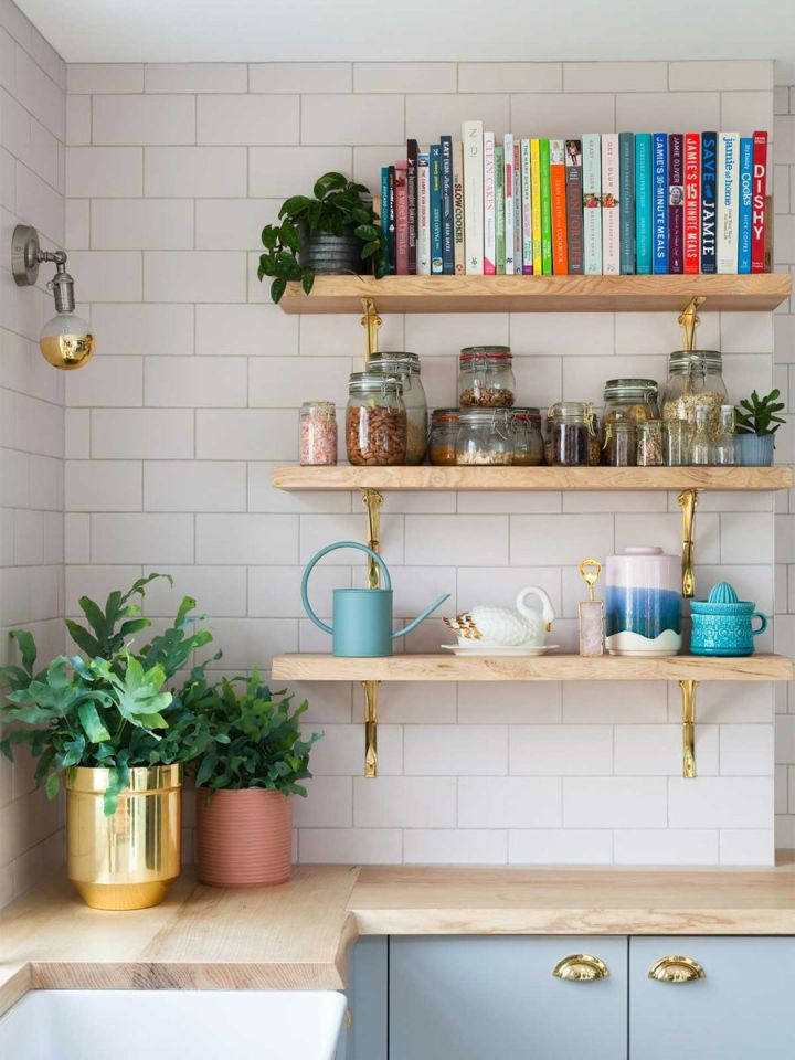 Ideias decorar apartamento alugado vasos com plantas artificiais